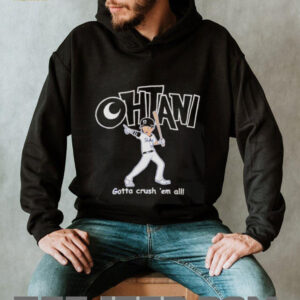 Shohei Ohtani Gotta Crush ‘Em All Pokemon shirt