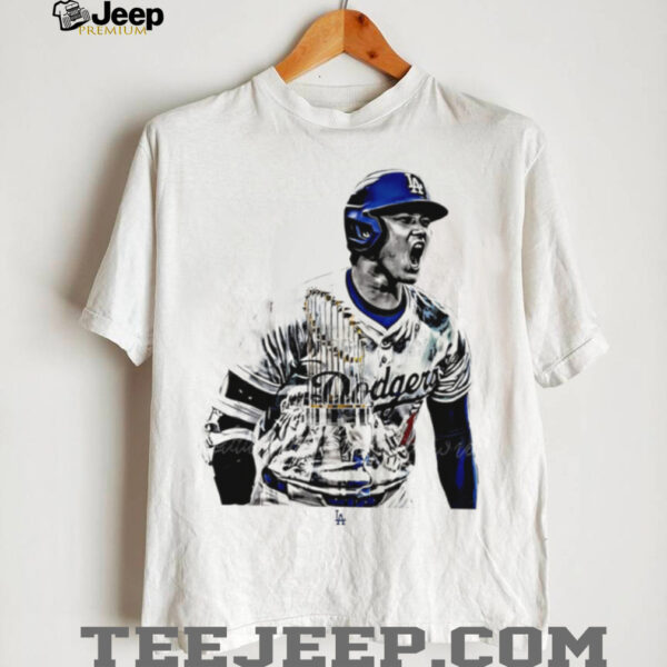 Shohei Ohtani MLB Los Angeles Dodgers scream vintage shirt