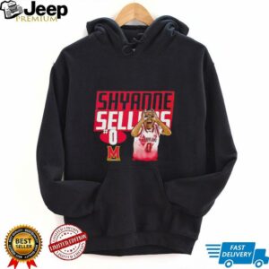 Shyanne Sellers Maryland basketball cartoon shirt