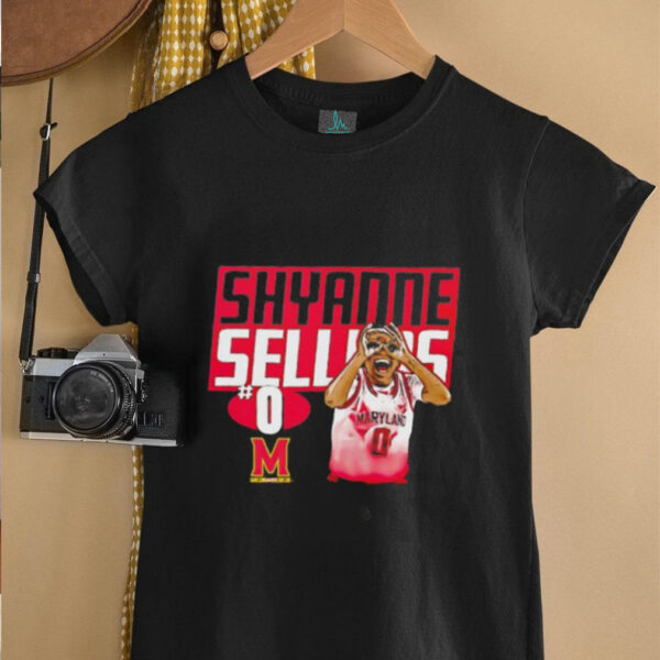 Shyanne Sellers Maryland basketball cartoon shirt
