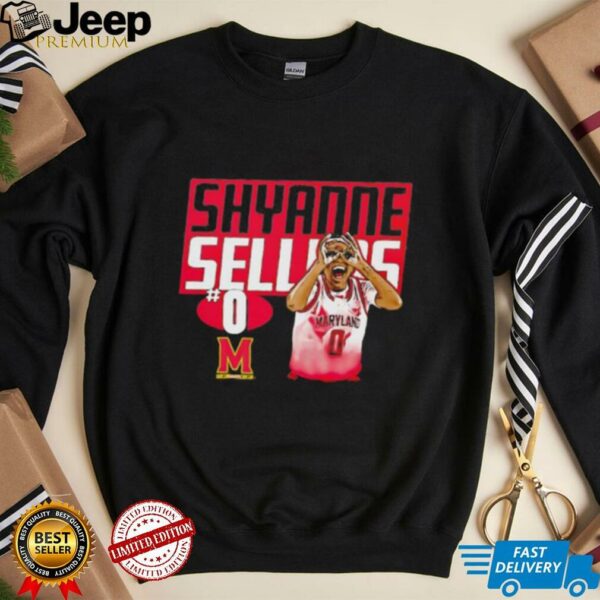 Shyanne Sellers Maryland basketball cartoon shirt