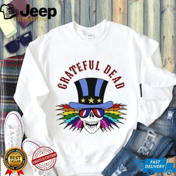 Skeleton Grateful Dead Uncle Sam shirt