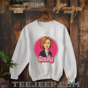 Skeptical Scully barbie theme shirt2
