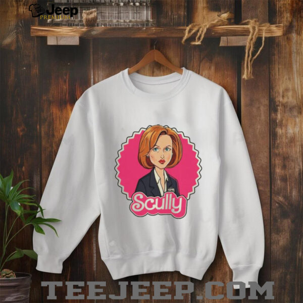 Skeptical Scully barbie theme shirt