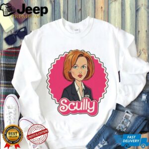 Skeptical Scully barbie theme shirt3