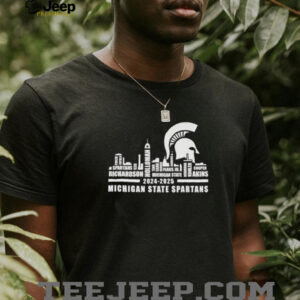 Skyline city 2024 2025 Michigan State Spartans player names shirt