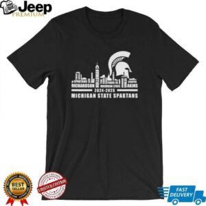 Skyline city 2024 2025 Michigan State Spartans player names shirt4