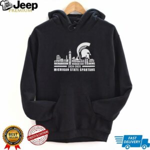 Skyline city 2024 2025 Michigan State Spartans player names shirt5