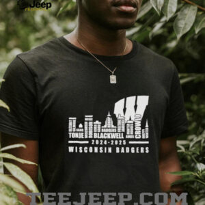 Skyline city 2024 2025 Wisconsin Badgers players name shirt