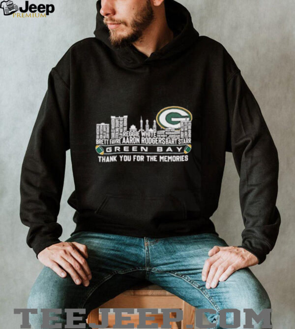 Skyline city Green Bay thank you for the memories shirt