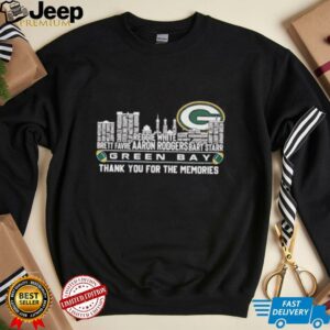 Skyline city Green Bay thank you for the memories shirt