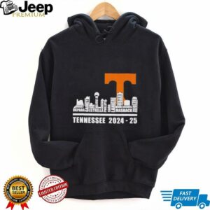 Skyline city Tennessee Volunteers 2024 2025 player names shirt