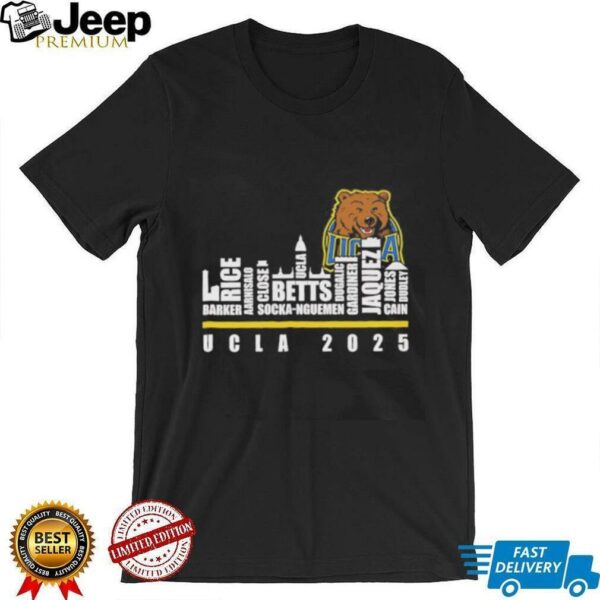 Skyline city UCLA 2025 players name shirt