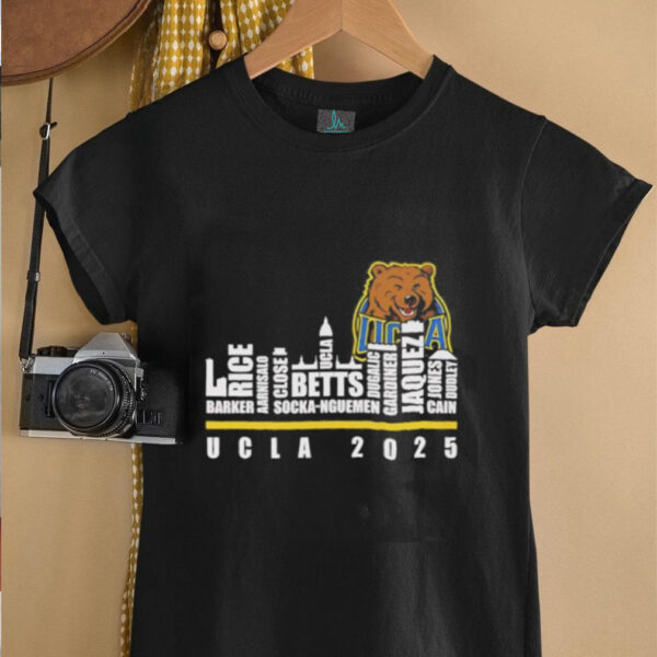 Skyline city UCLA 2025 players name shirt