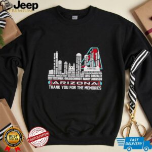 Skyline players name Arizona Diamondbacks thank you for the memories shirt