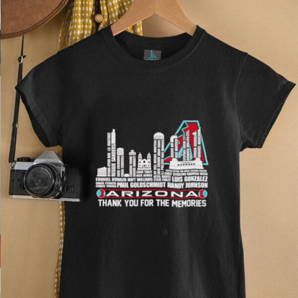 Skyline players name Arizona Diamondbacks thank you for the memories shirt