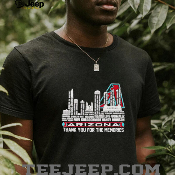 Skyline players name Arizona Diamondbacks thank you for the memories shirt