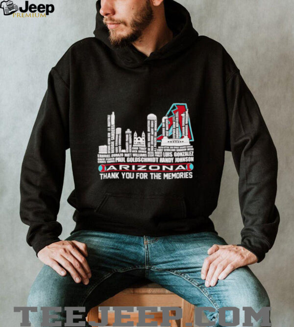 Skyline players name Arizona Diamondbacks thank you for the memories shirt