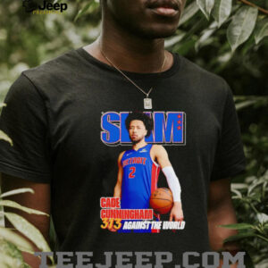 Slam Cade Cunningham 313 against the world shirt