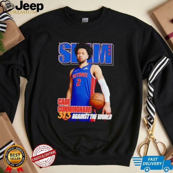 Slam Cade Cunningham 313 against the world shirt