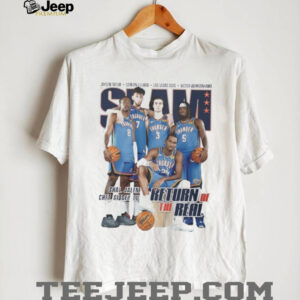 Slam Oklahoma City Thunder legends return of the real shirt