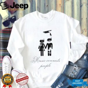 Slechthart music connects people shirt2