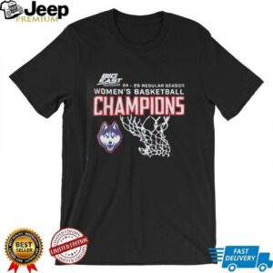 SnGbmHho UConn Huskies Basketball Big East Regular Season Champions 2025 shirt5