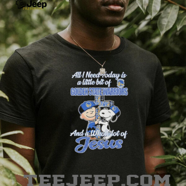 Snoopy And Charlie Brown Golden State Warriors I Can Do All Things Through Christ Who Strengthens Me T shirts