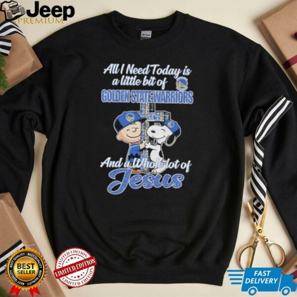 Snoopy And Charlie Brown Golden State Warriors I Can Do All Things Through Christ Who Strengthens Me T shirts