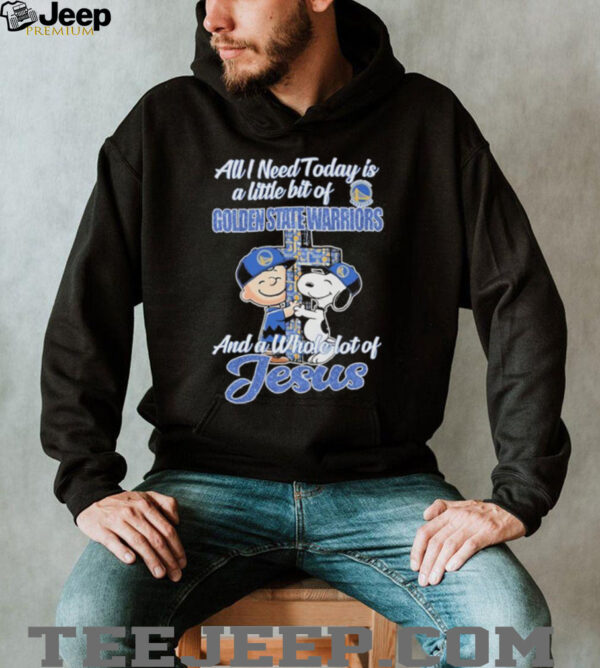 Snoopy And Charlie Brown Golden State Warriors I Can Do All Things Through Christ Who Strengthens Me T shirts