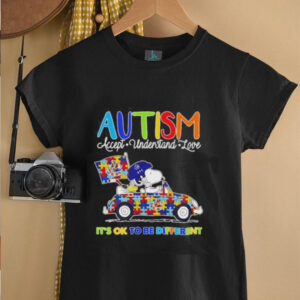 Snoopy Autism accept understand love its ok to be different Vancouver Canucks shirt3