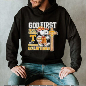 Snoopy God first family second then Tennessee Volunteers shirt5