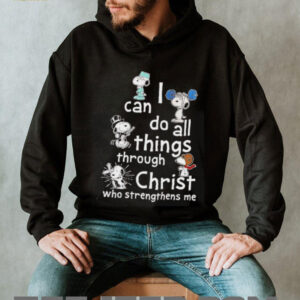 Snoopy I can do all things through Christ who strengthens me shirt4