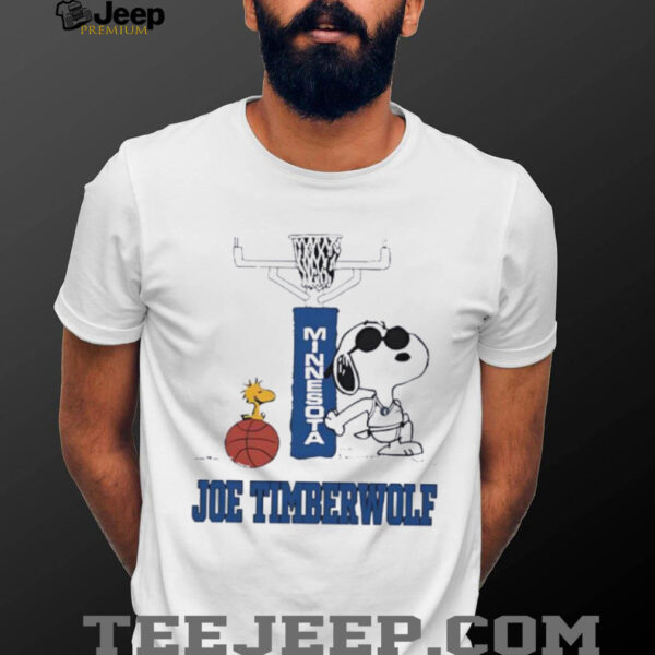 Snoopy Joe Timberwolf Joe Cool Minnesota Timberwolves shirt