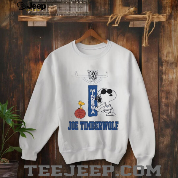 Snoopy Joe Timberwolf Joe Cool Minnesota Timberwolves shirt