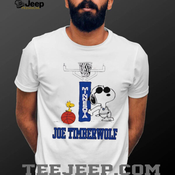 Snoopy Joe Timberwolf Joe Cool basketball shirt