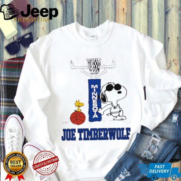Snoopy Joe Timberwolf Joe Cool basketball shirt