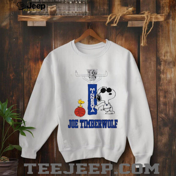 Snoopy Joe Timberwolf Joe Cool basketball shirt