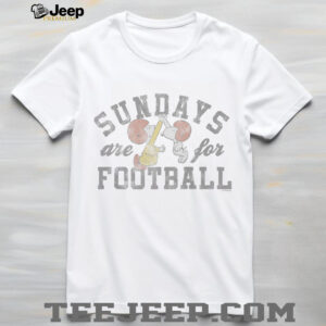 Snoopy and Charlie Brown Sundays are for Football Raglan Shirt