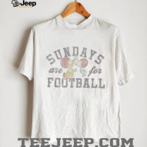 Snoopy and Charlie Brown Sundays are for Football Raglan Shirt