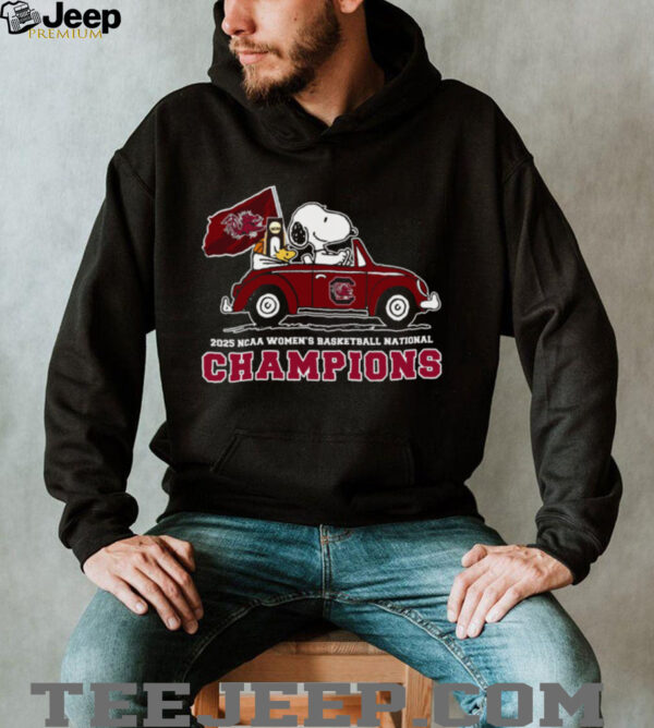 Snoopy and South Carolina Gamecocks’ victory in the 2025 NCAA Women’s Basketball National Championship shirt