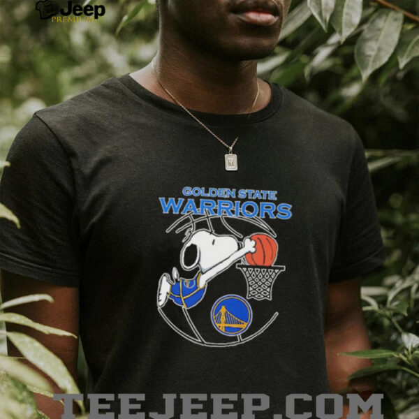 Snoopy dunk Golden State Warriors shirt