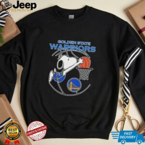 Snoopy dunk Golden State Warriors shirt