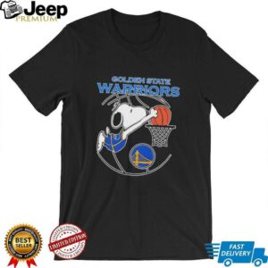 Snoopy dunk Golden State Warriors shirt2