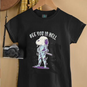 Snoopy see you in hell shirt