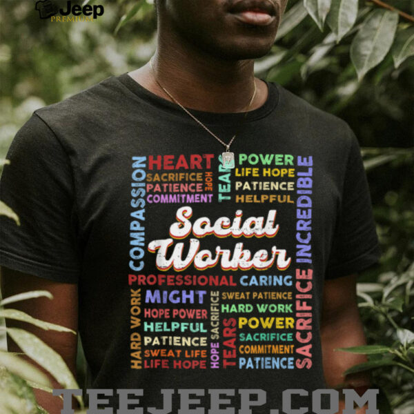 Social Worker Caseworker Public Servant Social Work Month T Shirt