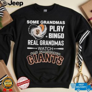 Some Grandpas Play Bingo Real Grandpas Watch San Francisco Giants Diamond Heart T shirts3