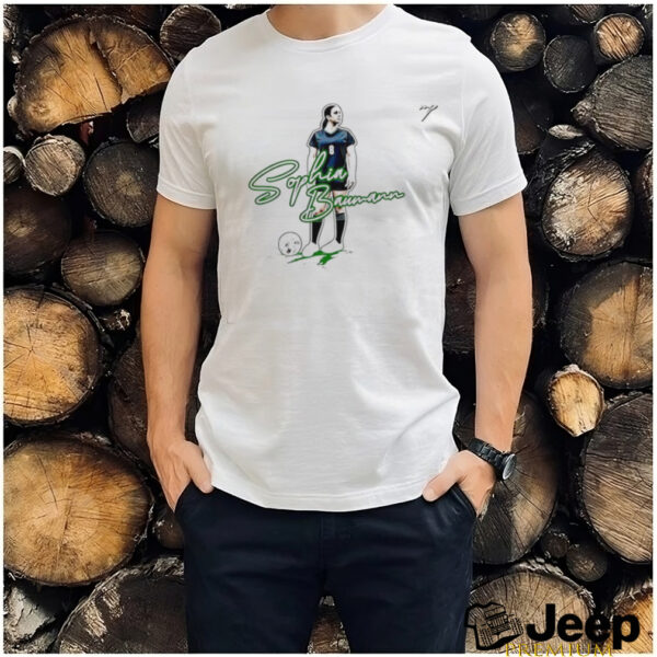 Sophia Baumann Baui Eastern Michigan soccer paint signature shirt