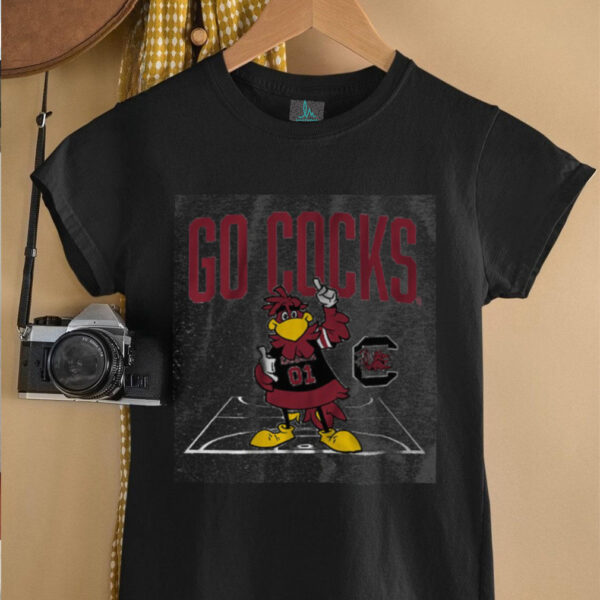 South Carolina Basketball Mascot Court Shirt