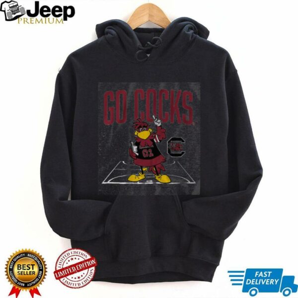 South Carolina Basketball Mascot Court Shirt